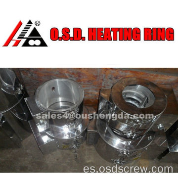 calentador de aluminio de fundición extrusora para extrusión de PVC